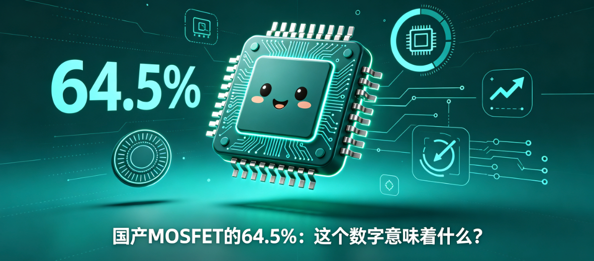 国产MOSFET的64.5%：这个数字意味着什么？